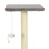 Rascador para gatos con postes rascadores de sisal 95 cm