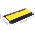 Rampas protectoras de cables con 5 canales goma 90