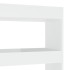 Estantería/divisor de espacios blanco brillante 100x30x135