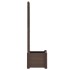 Jardinera con enrejado PP moca 43x43x142