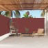 Toldo lateral retráctil marrón 180x600