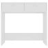 Escritorio de madera contrachapada blanco 80x40x75