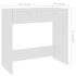 Escritorio de madera contrachapada blanco 80x40x75