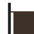 Biombo divisor de 6 paneles marrón 300x180
