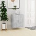 Mueble zapatero madera de ingeniería gris hormigón 60x35x70