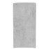 Mueble zapatero madera de ingeniería gris hormigón 60x35x70