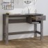 Escritorio HAMAR madera maciza de pino gris claro 110x40x75