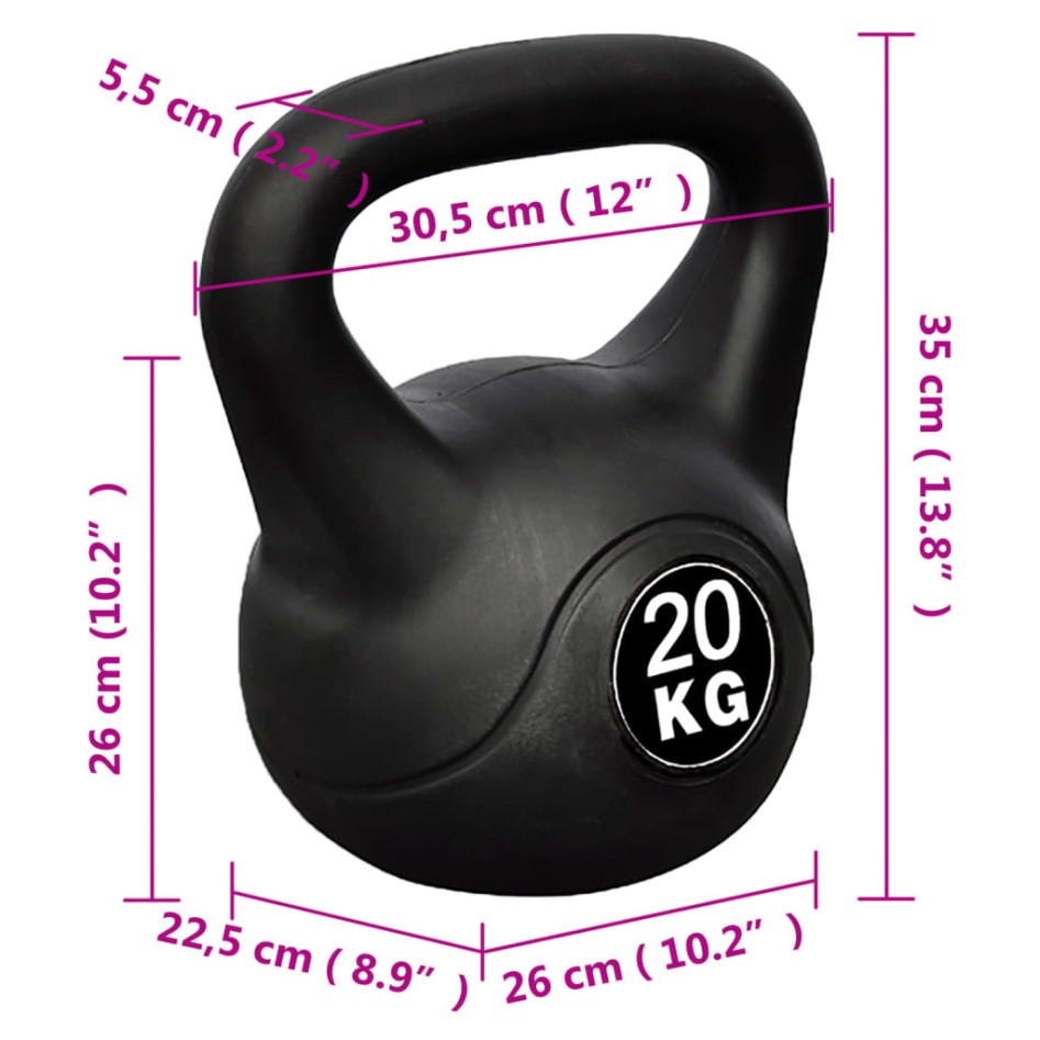 Pesa rusa kettlebell 20