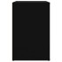 Mueble zapatero madera contrachapada negro 130x35x54