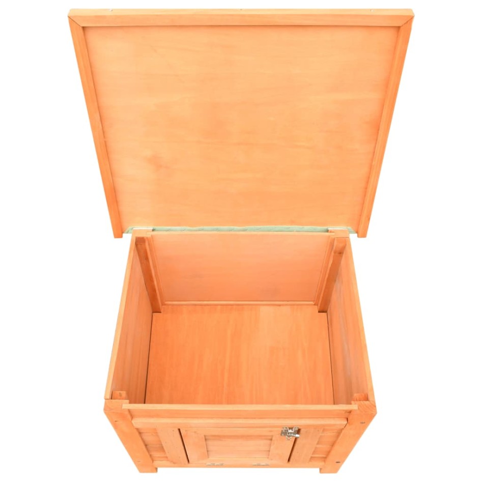 Caseta para gatos madera maciza de pino y abeto 50x46x43,5