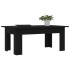 Mesa de centro madera contrachapada negro 100x60x42