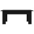 Mesa de centro madera contrachapada negro 100x60x42