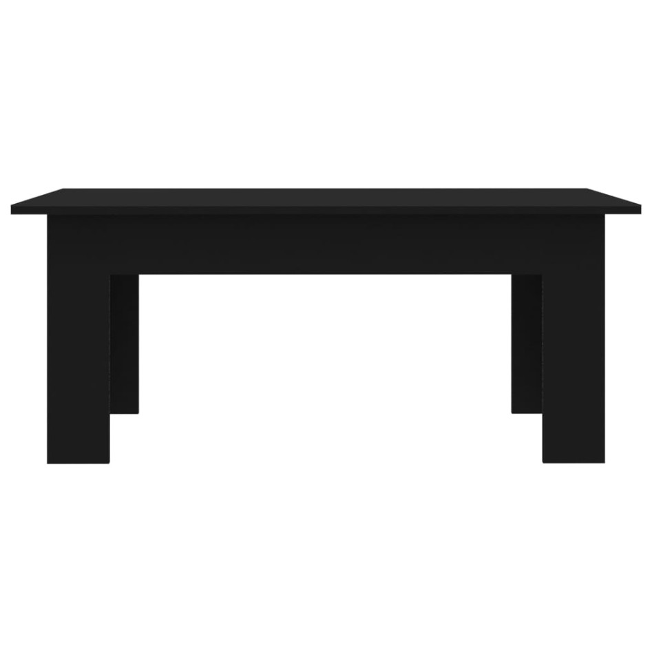 Mesa de centro madera contrachapada negro 100x60x42