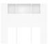 Mueble cabecero blanco 120x18,5x102,5