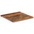 Tablero mesa cuadrada madera reciclada maciza 60x60 cm 25-27
