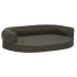 Colchón para cama de perro ergonómico gris oscuro 75x53
