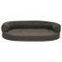 Colchón para cama de perro ergonómico gris oscuro 75x53