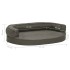 Colchón para cama de perro ergonómico gris oscuro 75x53
