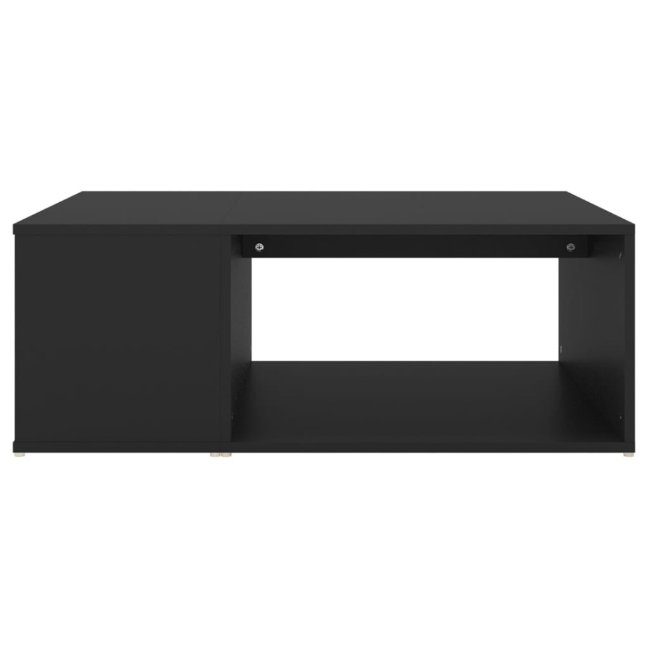 Mesa de centro madera contrachapada negro 90x67x33