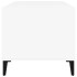Mesa de centro madera contrachapada blanca 90x49x45