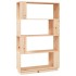 Estantería/divisor de espacios madera maciza pino 80x25x132