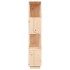 Estantería/divisor de espacios madera maciza pino 80x25x132
