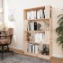 Estantería/divisor de espacios madera maciza pino 80x25x132