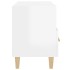 Mueble de TV madera contrachapada blanco brillo 80x36x50