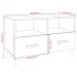 Mueble de TV madera contrachapada blanco brillo 80x36x50
