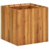 Arriate de madera maciza de acacia 50x50x50