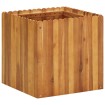Arriate de madera maciza de acacia 50x50x50 cm