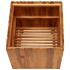 Arriate de madera maciza de acacia 50x50x50