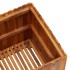 Arriate de madera maciza de acacia 50x50x50