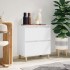 Aparador de madera contrachapada blanco 60x35x70