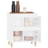 Aparador de madera contrachapada blanco 60x35x70