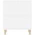 Aparador de madera contrachapada blanco 60x35x70