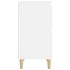 Aparador de madera contrachapada blanco 60x35x70
