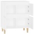 Aparador de madera contrachapada blanco 60x35x70
