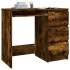 Escritorio de madera contrachapada roble ahumado 90x45x76