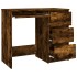 Escritorio de madera contrachapada roble ahumado 90x45x76