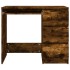 Escritorio de madera contrachapada roble ahumado 90x45x76