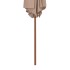 Sombrilla de jardín con palo de madera gris taupe 270
