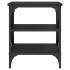 Mesas auxiliares 2 uds madera contrachapada negro 40x42x50