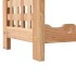 Botellero para 25 botellas madera maciza de nogal 63x25x73