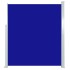 Toldo lateral retráctil para patio azul 160x500