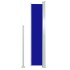 Toldo lateral retráctil para patio azul 160x500