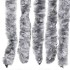 Cortina mosquitera de chenilla blanca y gris 90x220
