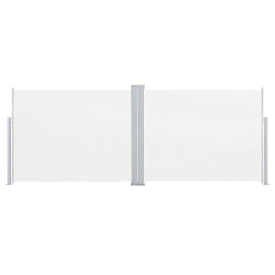 Toldo lateral retráctil color crema 140x1000