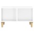 Mesa de centro madera contrachapada blanco brillo 60x50x36,5
