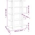 Estantería/divisor de espacios blanco brillante 100x30x160